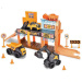Micro gradbena postaja s 3 delovnimi stroji - Dickie Toys