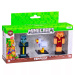 Minecraft 3D Toppeez 2. serija, komplet 3 figuric, več vrst - 1 kos