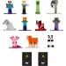 Minecraft nano presenečenje figura, več vrst, 1 kos - Simba Toys