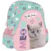 Moj mali prijatelj Fluffy Kitty otroški nahrbtnik s motivom mačke 28x25 cm