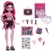 Monster High Nežnostrašna nega lutka Draculaura z dodatki - Mattel