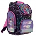 Monster High črno-vijoličen ergonomski šolski nahrbtnik, 35,5x27,5x16cm