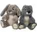 Nicotoy: Sedeči plišasti zajček 20 cm, v različnih izvedbah, 1 kos - Simba Toys slika 1