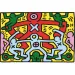 Novo Art: Keith Haring - Slika brez naslova 1000 kosov puzzle - Clementoni