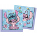 Paket 20 dvoslojnih papirnatih serviet Disney Stitch in Angel.