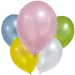 Pastelne kovinske barvne baloni – komplet 8 kosov