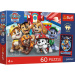 Paw Patrol 60-delna Premium Plus otroška sestavljanka s plakatom - Trefl
