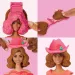 Play-Doh: Barbie cvetlični vzorci in resice set plastelina - Hasbro
