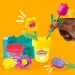 Play-Doh: Majhni cvetovi - Tulipan in narcis komplet iz plastelina - Hasbro