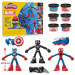 Play-Doh: Marvel Herojske pustolovščine komplet modelirne mase z 3 figuricami - Hasbro