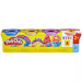 Play-Doh: kovinska plastelina, komplet s 4 lončki - Hasbro