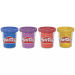 Play-Doh: kovinska plastelina, komplet s 4 lončki - Hasbro