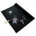 PlayBox: Črna kredna tabla v roli s pisanimi kredi 200x45cm