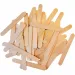 PlayBox: Dekorativne lesene palčke z zaobljenimi robovi 150x18mm, paket 100 kosov.
