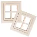PlayBox: Leseni okenski set 2 kosa 8x8,5 cm