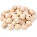 PlayBox: Naravne lesene kroglice velikosti 30 mm, pakiranje 50 kosov.