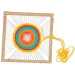 PlayBox: Okvir za tkanje okrogle oblike 23x23cm