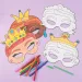 PlayBox: Set papirnih mask princesk, 12 kosov