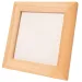 Playbox: Naravni leseni okvir za slike, primeren za barvanje – 120 x 120 mm