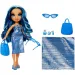 Rainbow High: Modna punčka za na plažo, kopalka Skyler – oblačilna punčka