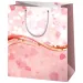 Roza torbica za darila normalne velikosti 11x6x14 cm