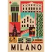 Slog v mestu Milano 1000-delna sestavljanka - Clementoni
