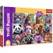 Smešne živalske portrete, 300-delni puzzle - Trefl