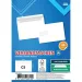 Spirit: Bela kuverta z levim oknom C5 22,9x16,2 cm, paket 25 kosov