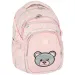 Spirit: Masha medvedek roza zaobljen šolski nahrbtnik, nahrbtnik 46x31x21cm