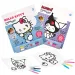 Sticker Art: Komplet barvnih nalepk Hello Kitty, različne vrste, 1 kos - Comansi