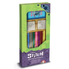 Stitch komplet štampiljk s flomastri, 9-delni - Multiprint