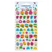 The Littlies: Luštne pikčaste vzorce 3D puhaste nalepke, komplet 10x22 cm.