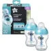 Tommee Tippee: Napredni proti kolikam turkizni otroški steklenički, set 2 kosov, 260 ml (0 mesecev+)