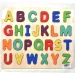 ABC 26-delni komplet pisane lesene sestavljanke vstavljanja oblik s tiskanimi velikimi črkami