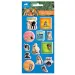 Animal Planet Set 3D reliefnih nalepk na listu 10x22cm