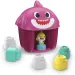 Baby Shark komplet gradbenih kock s figurico v več različicah - Clementoni