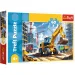 Bager traktor 60 delni puzzle - Trefl slika 1