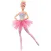 Barbie®: Bleščeča mavrična balerina s svetlimi lasmi in lučjo - Mattel