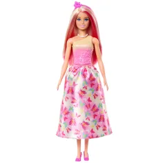 Barbie Dreamtopia: Princeska punčka v rožnati obleki z metuljčki - Mattel slika 2