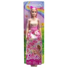 Barbie Dreamtopia: Princeska punčka v rožnati obleki z metuljčki - Mattel slika 6