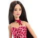 Barbie: Fashionista Prijateljice modna punčka s temnimi lasmi v obleki z leopardjim vzorcem – Mattel slika 3