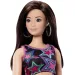Barbie Fashionista Prijateljice stilska modna punčka v obleki s zvezdnim vzorcem - Mattel slika 3