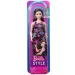 Barbie Fashionista Prijateljice stilska modna punčka v obleki s zvezdnim vzorcem - Mattel slika 1