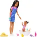 Barbie punčka v obleki s srčki - Mattel slika 4