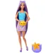 Barbie Reveal dišeči Shaker serija z dekle z vijoličnimi lasmi in morskim konjičkom - Mattel slika 3