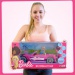 Barbie roza sanjski avtomobil na daljinsko vodenje 2,4GHz - Mondo Motors