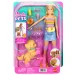 Barbie Sprehajalec Psov na Rolerkah - Blondinka - Mattel slika 1