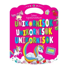 Barvna delovna zvezek z enorogi slika 1