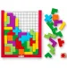 Barvna lesena tetris sestavljalna igrača - Woodyland