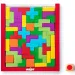 Barvna lesena tetris sestavljanka - Woodyland slika 1
